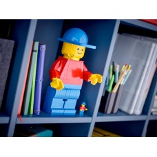 Scaled-up LEGO® minifigure