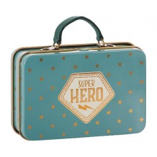 Metal suitcase, blue