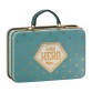 Metal suitcase, blue