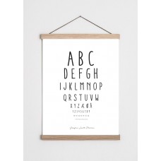 Eye chart poster (ABC)
