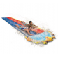 MEIOUKA Rainbow Kid Inflatable Double Water Slide Bounce House with 580W Blower Double Water Slides Pool Outdoor Spray Water Park Jump Bouncy House for Kids Toddlers Blow up Slide Bounce House Jumper