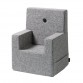 Kids chair XL, Multi grey w. grey