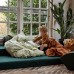 Bed linen, Laurel Leaf, green (junior)