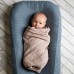 Bed sheet, Dusty Blue (baby)