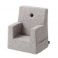 Kids chair, Multi grey w. grey