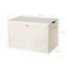 3 Sprouts Storage box with lid, leopard