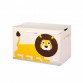3 Sprouts Storage box with lid, lion