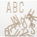 Wooden letters - the alphabet (28 pcs)