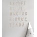 Wooden letters - the alphabet (28 pcs)