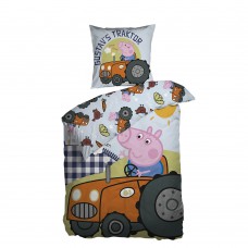 Bedding, Peppa Pig with tractor