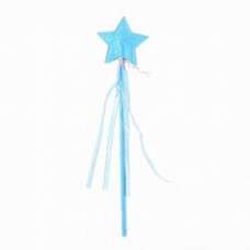 Fairy stick, glitter star - blue