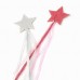 Fairy stick, glitter star - pink