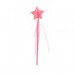 Fairy stick, glitter star - pink