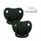 Pacifiers 2 pcs. 0-6 months - Dark green (limited edition)