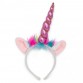 Hairband, unicorn - pink