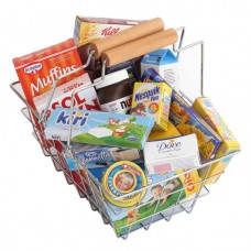 Shopping basket with filling