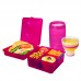 Lunch box set, purple