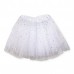 Tulle skirt - white with stars