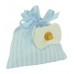 Doll pacifier and pacifier holder - blue