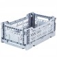 Folding crate, Paleblue - Mini 