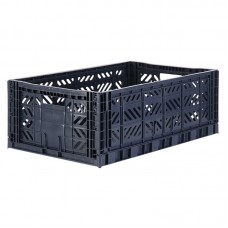 Folding crate, navy - Maxi