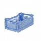 Folding crate, baby blue - Mini