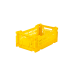 Folding crate, yellow - Mini