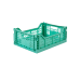 Folding crate, mint - Midi