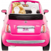Barbie Fiat 500 with doll - Pink