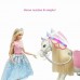 Barbie Princess Adventure doll and Prance and Shimmer horse