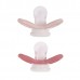 2 pack pacifiers (silicone) +6 months, Rosa