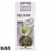 Bibs pacifiers, 2 pcs. -  sage / hunter green (size 2)