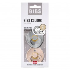 Bibs pacifiers, 2 pcs. - cloud / blush (size 1)