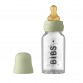 Baby bottle, complete set - Sage (110 ml)