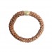 Hair elastic, glitter brown metallic (3 pcs.)