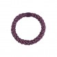 Hair elastic, glitter purple metalic (3 pcs.)