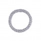 Hair elastic, glitter silver (3 pcs.)