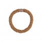 Hair elastic, golden (3 pcs.)