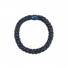 Hair elastic, glitter blue (3 pcs.)