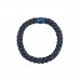 Hair elastic, glitter blue (3 pcs.)