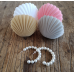 Pearl earrings (4 cm)