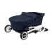 Doll's carriage w. swivel castor, Spin - Blue