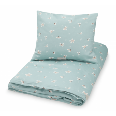 Baby bedding, windflower blue