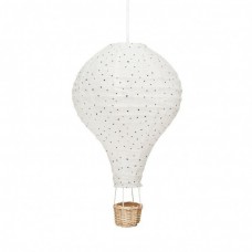 Air balloon lamp, night sky