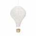 Air balloon lamp, night sky