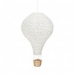 Air balloon lamp, night sky