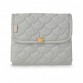 Quilted changing mat, gray 
