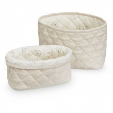 Quilted baskets, light sand