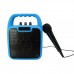 KidsParty Speaker and Microphone - Light blue