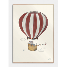 Beautiful balloon children poster, S (29,7x42, A3)